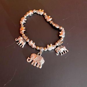 Silver Costume  Charm Bracelet